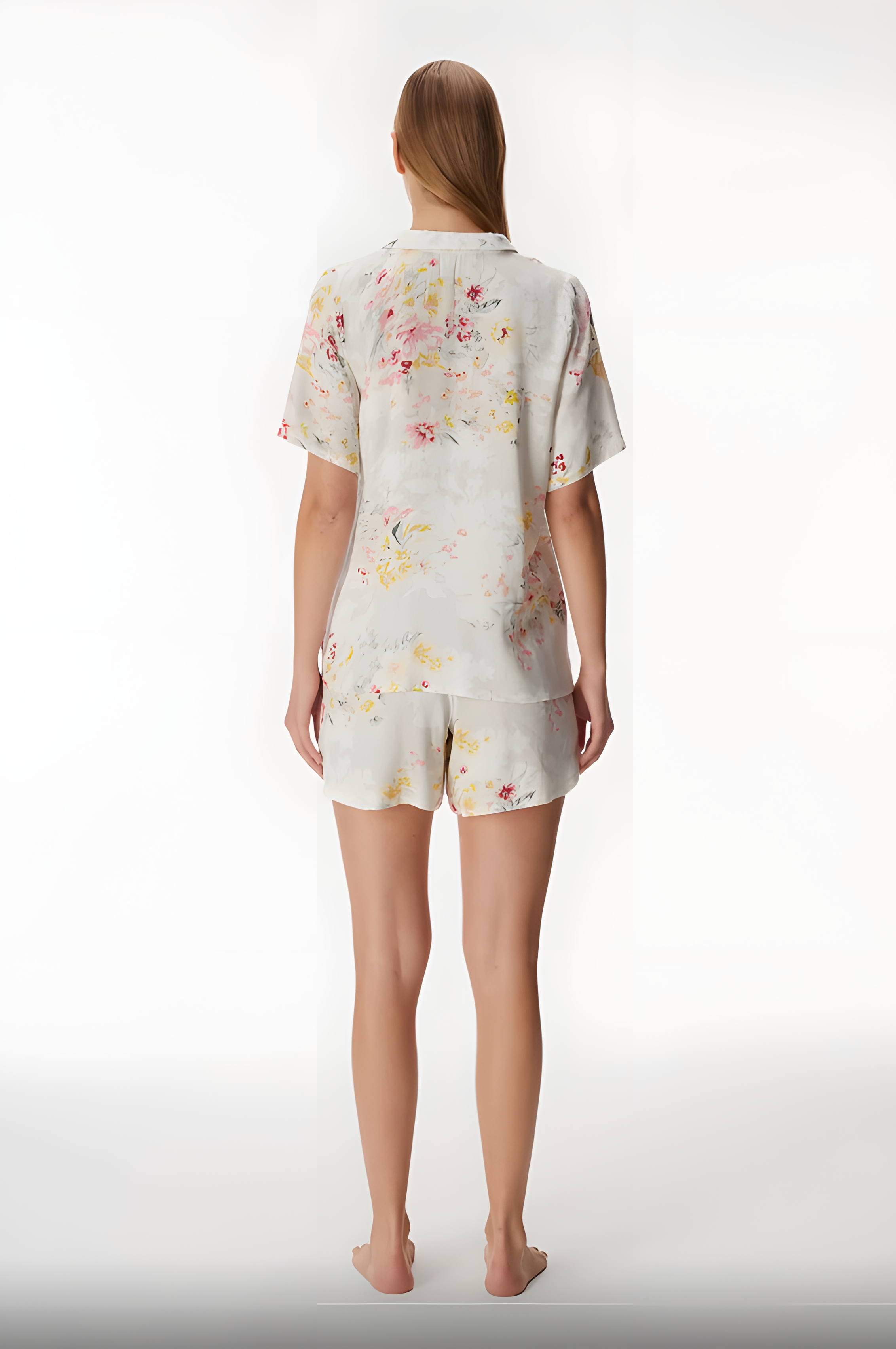 Dream Angel Floral Şortlu Pijama Takımı