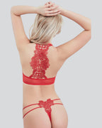 Lace Back-Illusion Balenli Sütyen Takımı