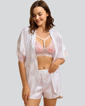Victoria Jacquard Bride 3'lü Sabahlık Takımı