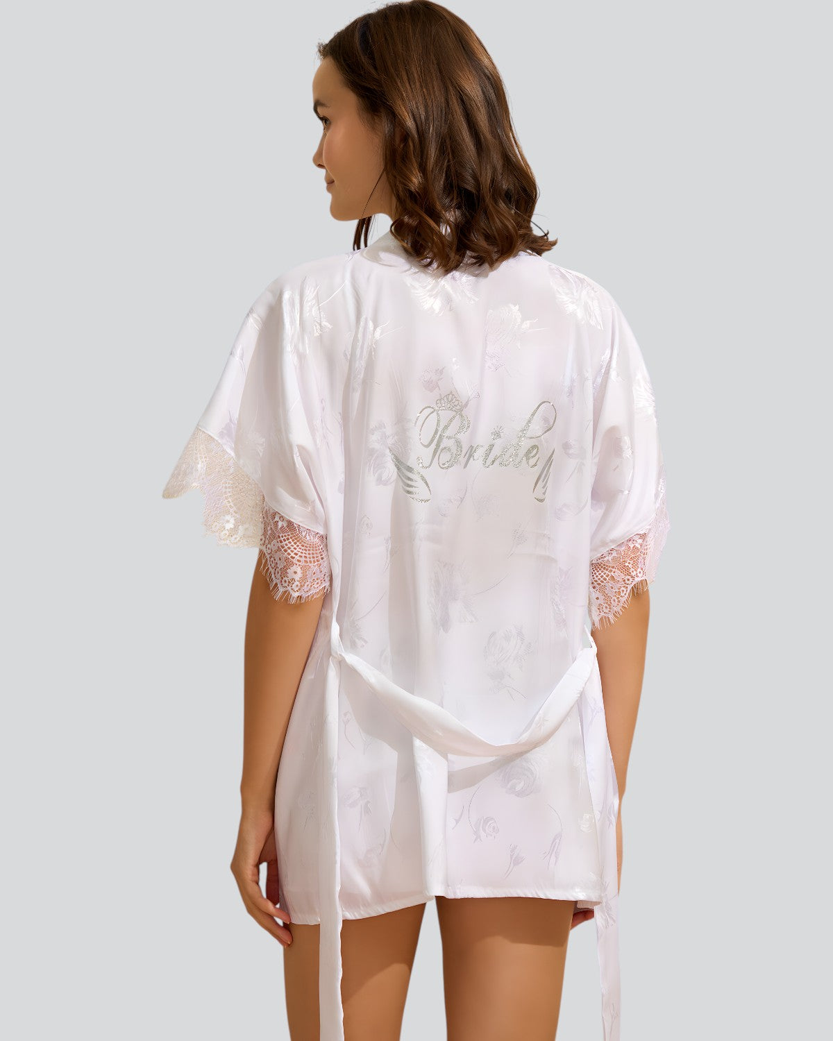 Victoria Jacquard Bride 3'lü Sabahlık Takımı