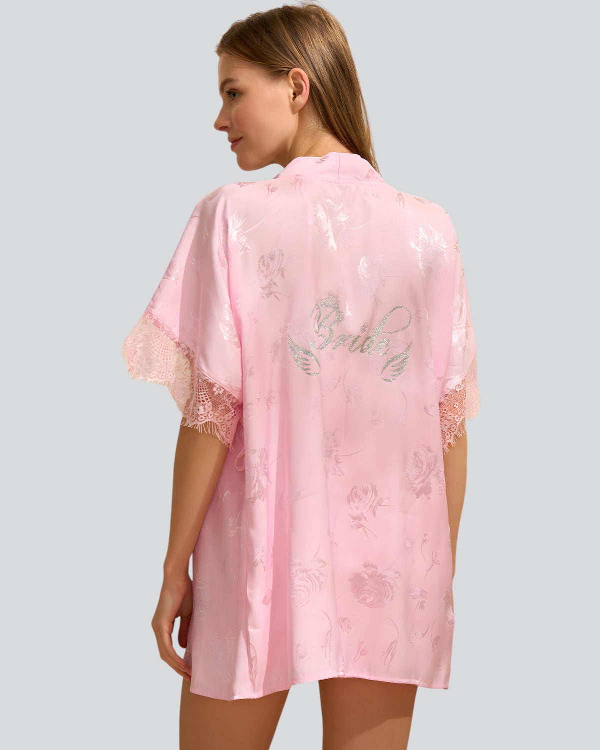 Victoria Jacquard Bride 3'lü Sabahlık Takımı