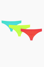 Neon Glow Seamless V-String (3'lü Paket)
