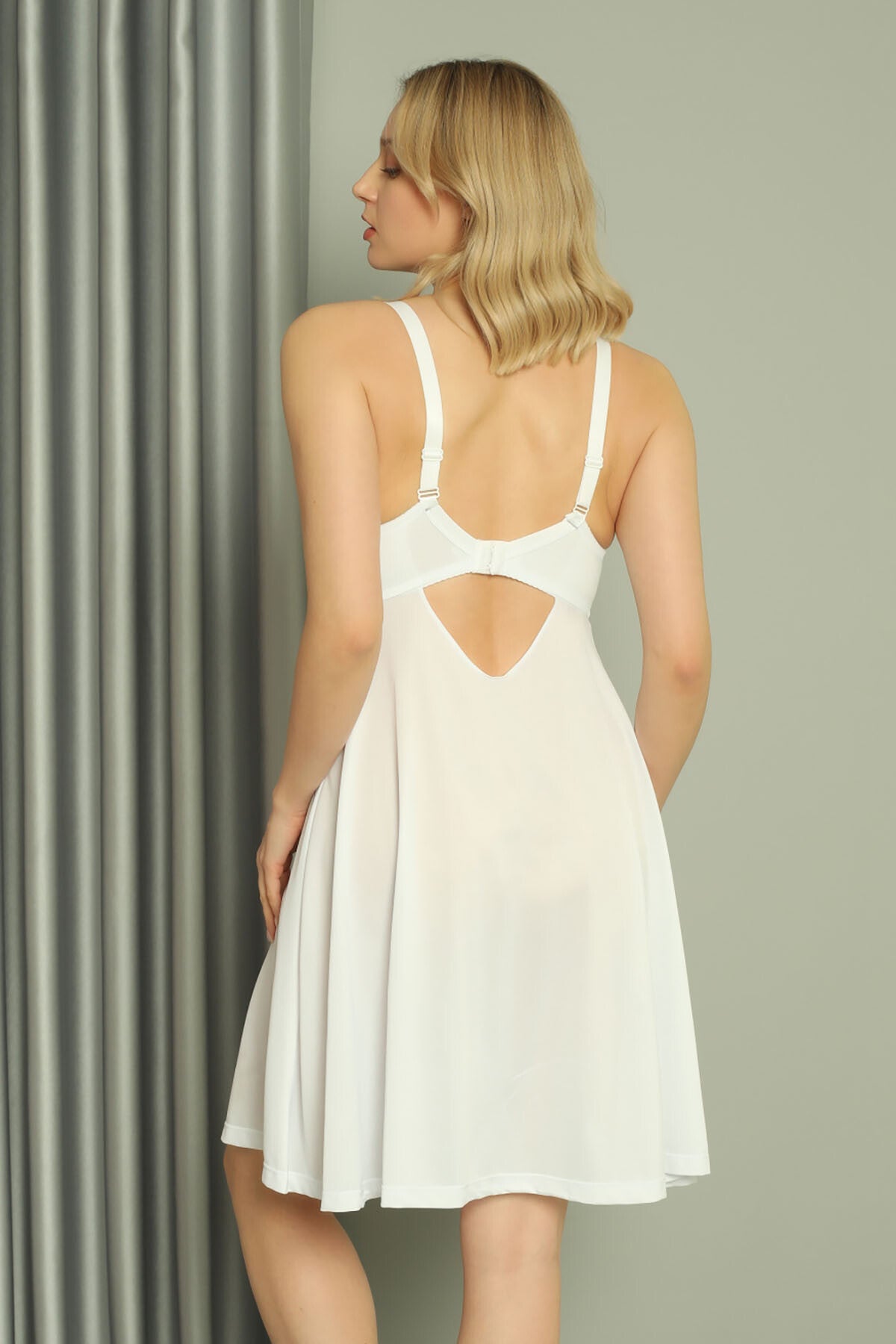 Ivory Micro Shaper Sütyenli Kombinezon