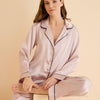 Blush Piping Saten Pijama Takımı