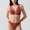 Amour Lace Terracotta Desteksiz Sütyen Külot Takım