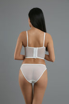 Dentelle Bustier Çift Destekli Bralet Takım