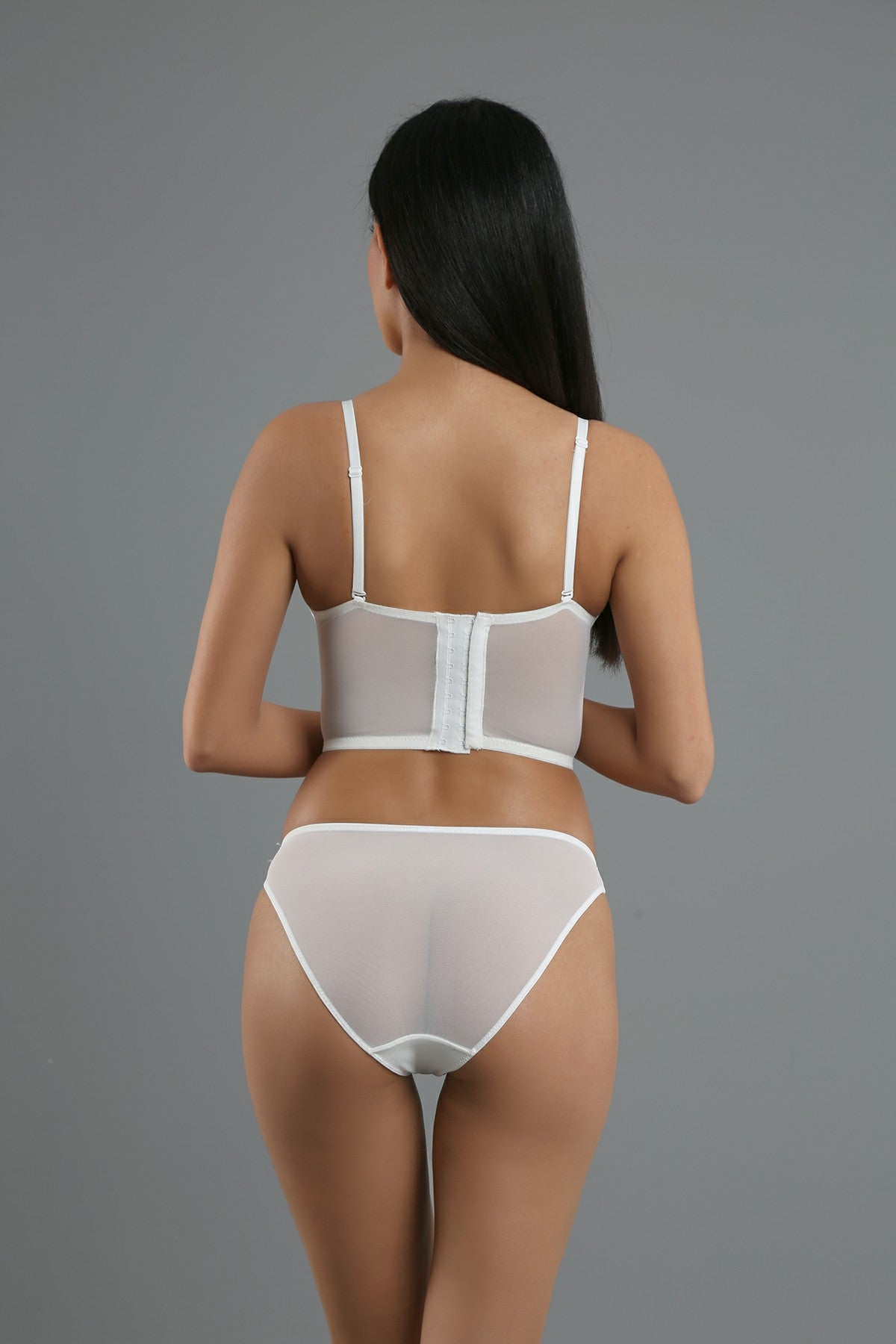 Dentelle Bustier Çift Destekli Bralet Takım