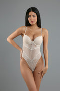 Amour Beige Double Push-Up Dantelli Body