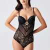 Dentelle Transparente Push-Up Bodysuit
