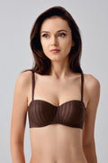 Lignes Satin Stripe Destekli Sütyen