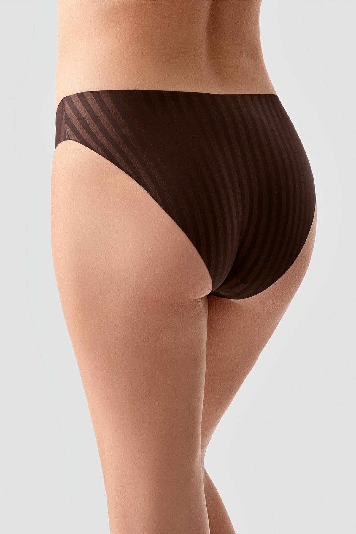 Lignes Chocolat Lazer Kesim Slip Külot