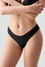 Lignes Noires Lazer Kesim Slip Külot