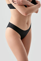 Lignes Noires Lazer Kesim Slip Külot