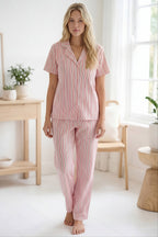 Hello Summer Striped Pijama Takımı